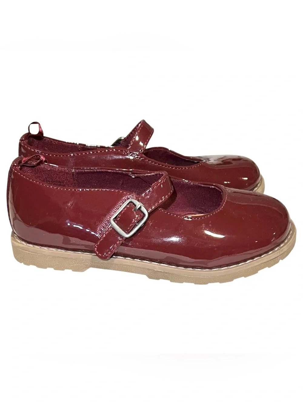 Old Navy Dress Shoes Girls Size 11 Burgundy